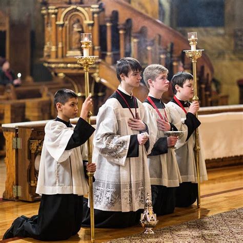 The Altar Server Occupies A Privileged Place In The Liturgical Celebration He Who Serves At