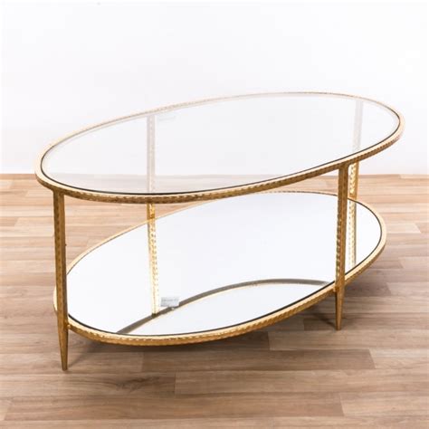 Gin Shu Gold Mirrored Coffee Table Coffee Tables