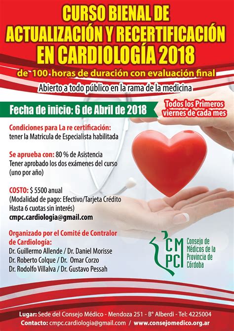 Curso Bienal De Actualización Y Recertificación En Cardiología Cmpc