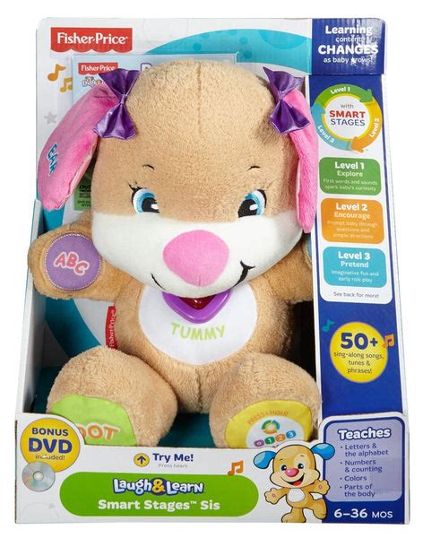 Fisher Price Laugh And Learn Smart Stages Sis And Puppy With Bonus Dvd
