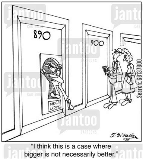 After the jump, a list of famous ones. bigger is better cartoons - Humor from Jantoo Cartoons