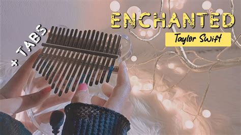 Enchanted Taylor Swift Kalimba Cover With Tabs Youtube