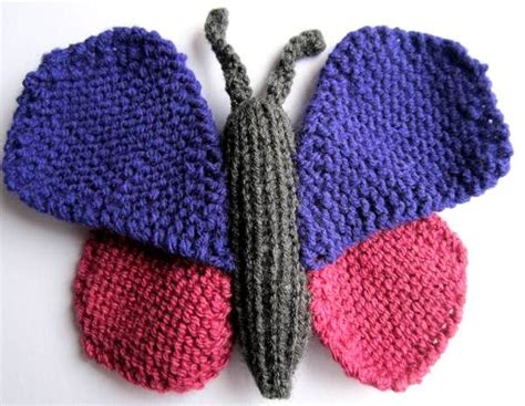 How To Knit A Butterfly And Other Insect Knitting Patterns Knitted