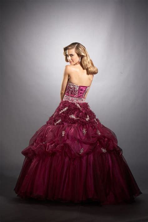 Vestido de fiesta de 15 años de color fucsia | Vestidos ...