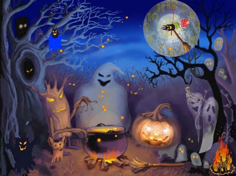 Download Halloween Full Hd Animation Wallpaper By Tglenn Halloween Windows Wallpaper