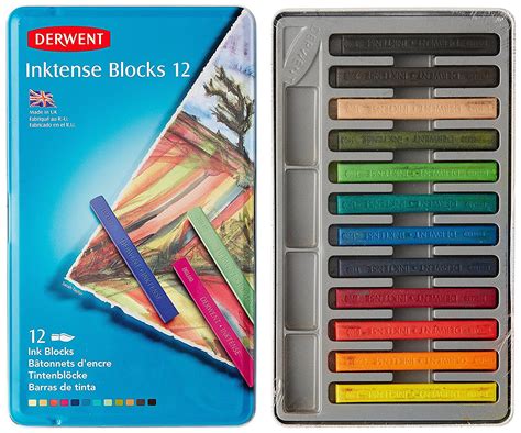 Derwent 12 Inktense Blocks Walmart Com Walmart Com