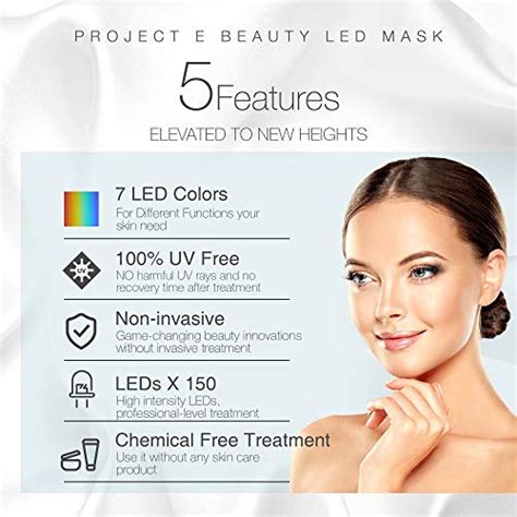 Project E Beauty Led Face Mask Light Therapy 7 Color Skin