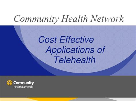 Ppt Community Health Network Powerpoint Presentation Free Download