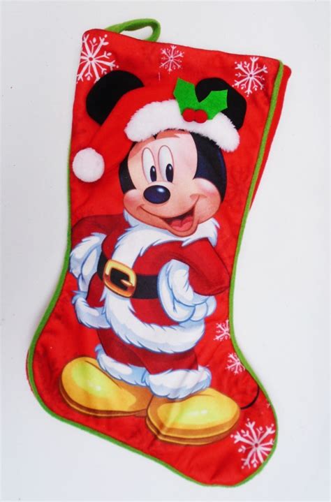 Bota Mickey Mouse Minnie Disney Decoración Navideña Mimi Dkh - $ 449.00