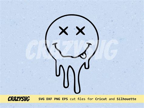 Melting Faces Melting Faces Smile SVG For Cricut Vectorency