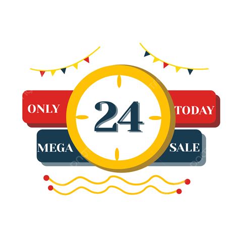 24 Hour Support Vector Hd Images Promotion Countdown 24 Hours