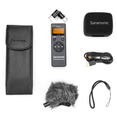 Sr Q2 Handheld Audio Recorder With Stereo Xy Condenser Microphones