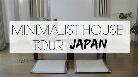 Minimalist House Tour 3 Japan Youtube