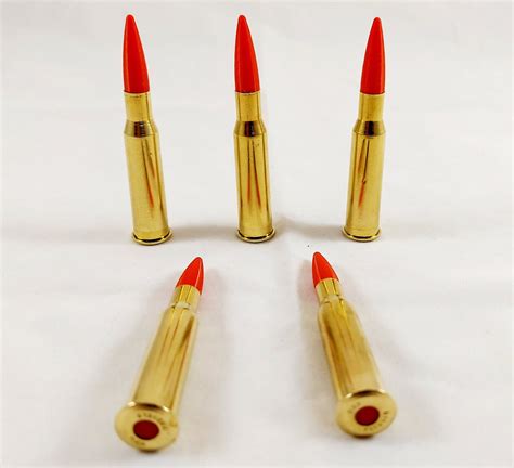 762x54r Brass Snap Caps Dummy Training Rounds 5 Pack Lynx Ammo