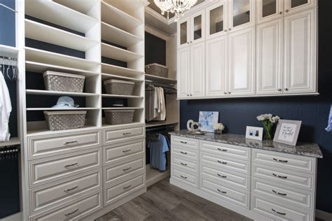 Bold Blue Set Against White Cabinets 💙classy Classy Closets Custom