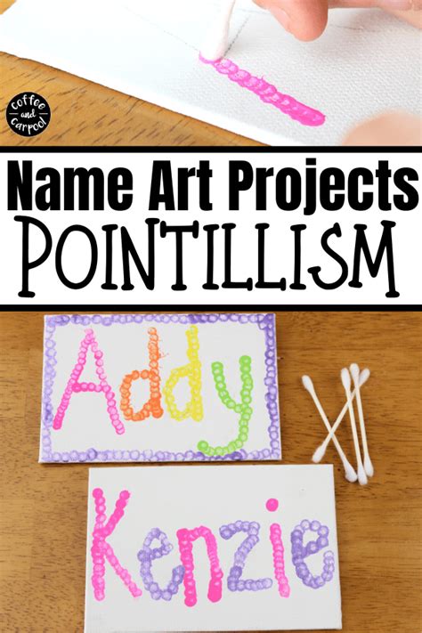 How To Make Name Art With Pointillism