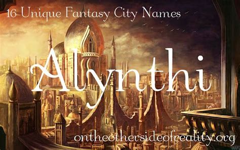 Fantasy realm name generatorshow all. 16 Unique Fantasy City Names | Fantasy city names, Fantasy ...