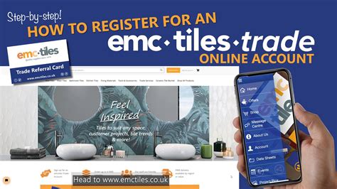 How To Register For An Emc Tiles Trade Online Account Youtube