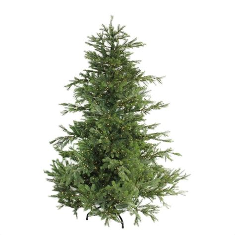 65 X 60 Pre Lit Oregon Noble Fir Artificial Christmas Tree Warm