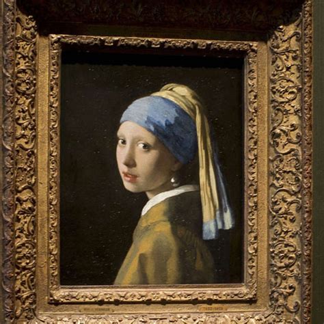 Poster Affiche La Jeune Fille A La Perle Johannes Vermeer Peinture