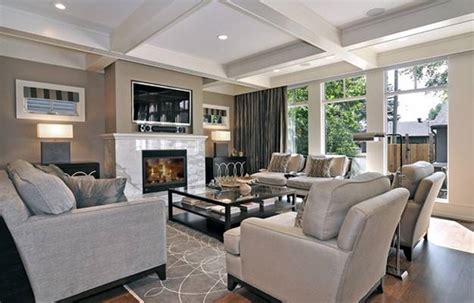 multifunctional  modern living room designs  tv  fireplace