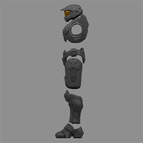 Halo Infinite Master Chief Armor 3d Model 3d Printable Cgtrader