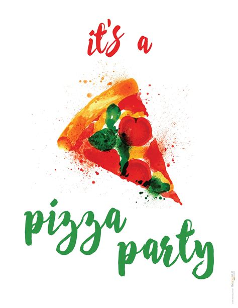 Pizza Party Themes Kids Pizza Party Pizza Party Birthday Birthday