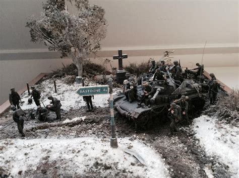 Battle Of The Bulge The Road To Bastogne Scale Model Diorama