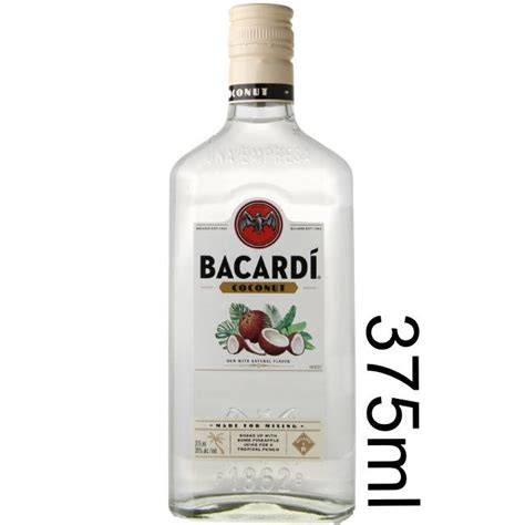 bacardi coconut flavored rum half bottle 375ml marketview liquor