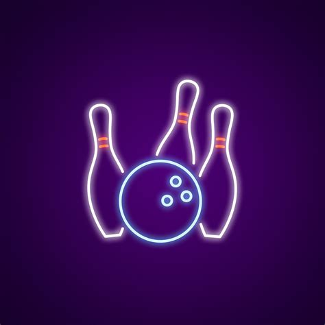 Bowling Ball And Pins Neon Light Neon Led Sign Neonize