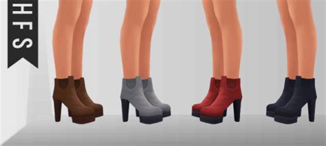 High Ankle Boots By Haut Fashion Sims 4 Sims 4 Nexus
