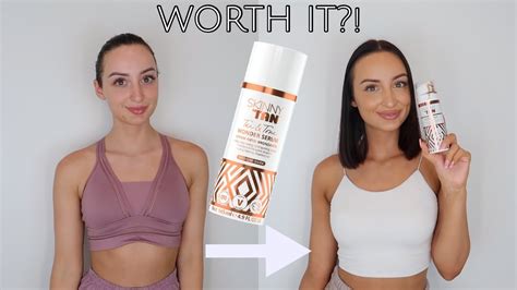 Skinny Tan Wonder Serum Honest Review Demo First Impression Self Tanner Review Youtube