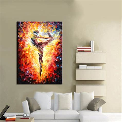 Modern Abstract Home Wall Art Hand Painted Nude Women Oil Painting On