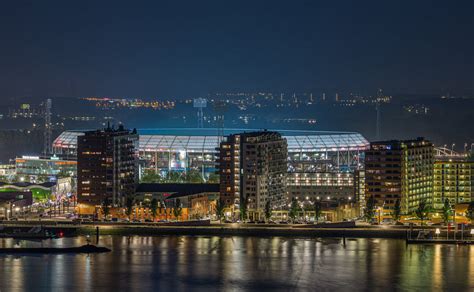 Its history goes back to 1270, when a dam was constructed in the rotte. Feyenoord Stadion "De Kuip" Luchtfoto in Rotterdam van MS ...