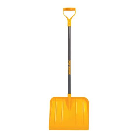 True Temper 11 In Poly Snow Shovel With 21 In Poly Handle In The Snow