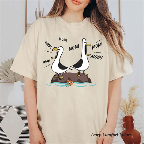 Mom Mom Mom Nemo Seagull Comfort Colors Shirt Finding Nemo Etsy