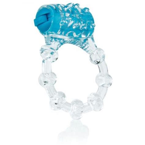 Color Pop Quickie Vibrating Ring Blue Mq™ Adult Store