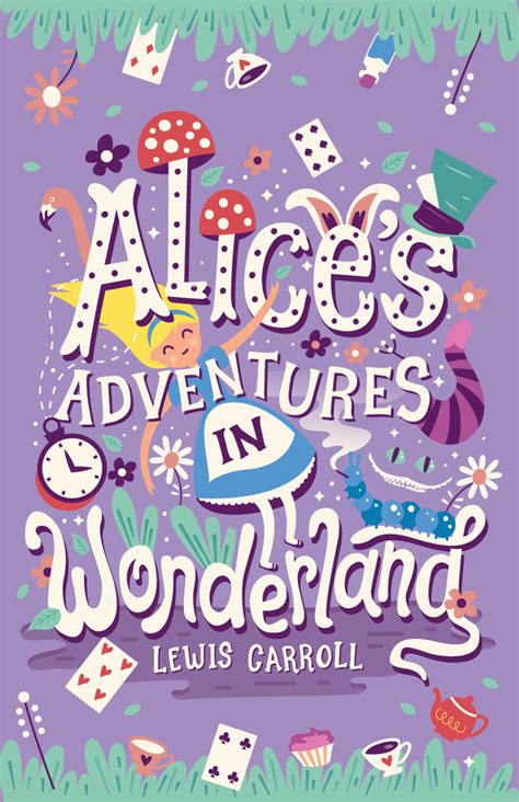 Alices Adventures In Wonderland Book Cover On Behance