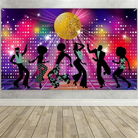 Disco Party Decorations Supplies Large Fabric 70s 80s 90s Disco Fever