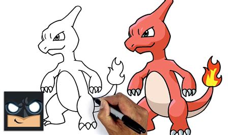 How To Draw Pokemon Charmeleon Youtube