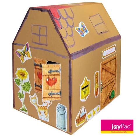 Weitere ideen zu karton basteln, karton, basteln. #Kartonhaus von #joyPac. Zum #Basteln und #Gestalten. Das ...