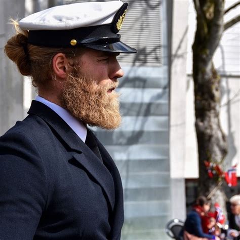 Norwegian Sailor Lasselom Via Instagram Norwegian Men Long Hair