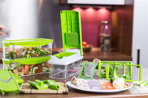 Genius Nicer Dicer Smart 14 Pieces Food Chopper Multi Cutter