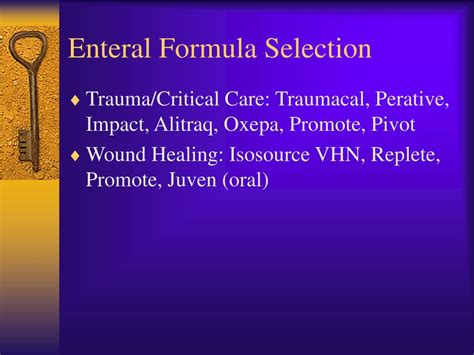 PPT - ENTERAL NUTRITION PowerPoint Presentation - ID:225635