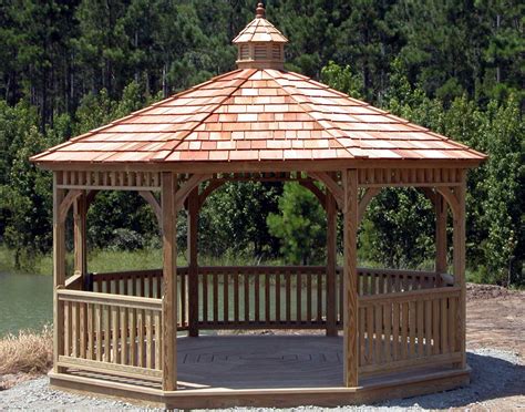 Treated Pine Single Roof Octagon Gazebos Gazebos By Style