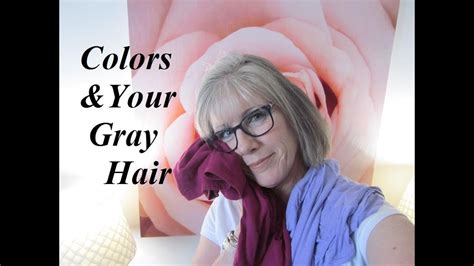 The Best Colors To Wear With Your Gray Hair Youtube