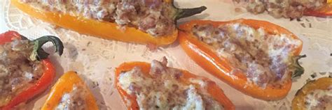 Sausage And Cream Cheese Stuffed Peppers Scarborough Fare Catering