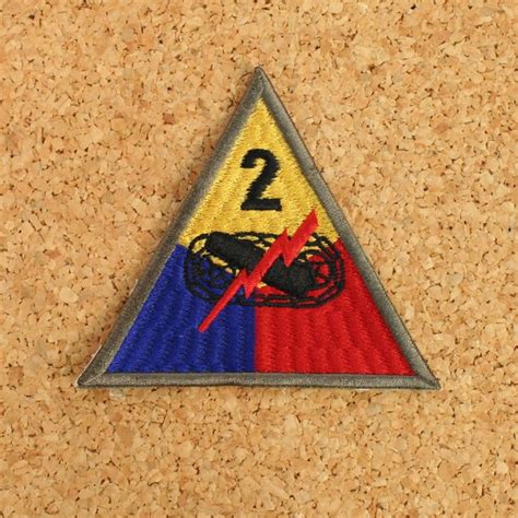 Ww2 2nd Armoured Division Shoulder Patch