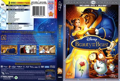 Beauty And The Beast Diamond Edition Movie DVD Scanned Covers Beauty And The Beast Diamond