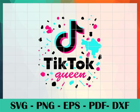 Tik Tok Queen Svg File Tik Tok Logo Svg For Cricut Svg Etsy Sexiz Pix